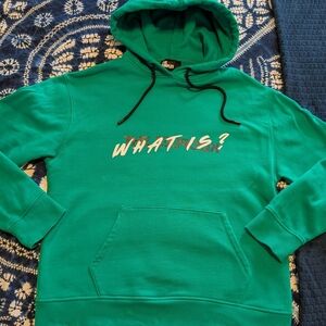 The Hooples What is? Hoodie Lucky Green Size 3 or Medium/Large